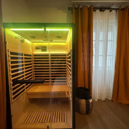 L'oasis Angevine - Balneo, Sauna, Cinema & Parking Apartment Angers