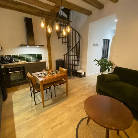 公寓 L'oasis Angevine - Balneo, Sauna, Cinema & Parking 昂热