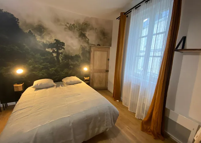 شقة L'oasis Angevine - Balneo, Sauna, Cinema & Parking أنجير