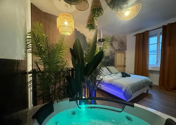 L'oasis Angevine - Balneo, Sauna, Cinema & Parking Apartamento *