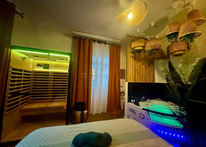 Apartamento L'oasis Angevine - Balneo, Sauna, Cinema & Parking