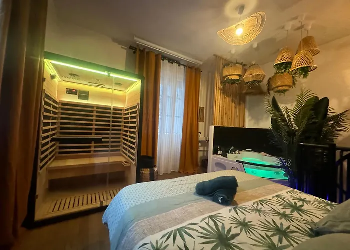 L'oasis Angevine - Balneo, Sauna, Cinema & Parking * أنجير