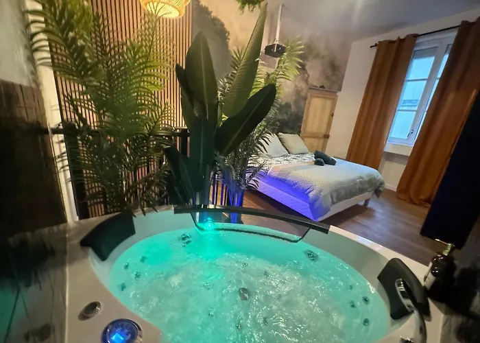 L'oasis Angevine - Balneo, Sauna, Cinema & Parking